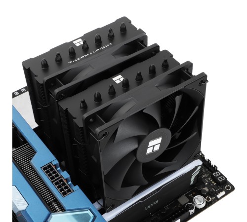 Кулер для процессора/ CPU Cooler Thermalright Phantom Spirit 120 SE Black (4-pin PWM, 154mm, Ni/Cu, 7x6mm, 2x120mm, 66.17CFM, 25.6dBA, 1500RPM, S: 1200, 1700, 1851, 115X, AM4, AM5, silver, black) Кулер для процессора/ CPU Cooler Thermalright Phantom Spirit 120 SE Black (4-pin PWM, 154mm, Ni/Cu, 7x6mm, 2x120mm, 66.17CFM, 25.6dBA, 1500RPM, S: 1200, 1700, 1851, 115X, AM4, AM5, silver, black)
