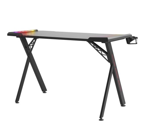 Defender Игровой стол Gamer RGB,подвес круж+гарн.,черн,120