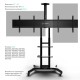 ONKRON мобильная стойка для двух ТВ 40"-65", макс 105.9кг, чёрная TS1881DV