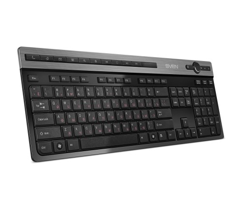 Беспроводная клавиатура SVEN KB-E5500W (2,4 GHz, 115кл.) Беспроводная клавиатура SVEN KB-E5500W (2,4 GHz, 115кл.)