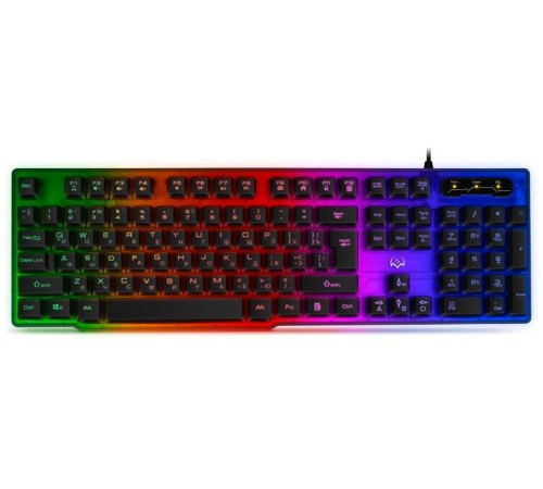 Игровая клавиатура KB-G8500 (104 кл, 12 Fn  функций, прозрач. корп.,подсв, мет. основание )