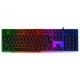 Игровая клавиатура KB-G8500 (104 кл, 12 Fn  функций, прозрач. корп.,подсв, мет. основание )
