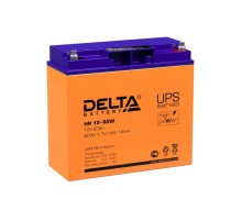 Батарея DELTA серия HR-W, HR 12-80 W, напряжение 12В, емкость 20Ач (разряд 20 часов),  макс. ток разряда (5 сек.) 300А, макс. ток заряда 6А, свинцово-кислотная типа AGM, клеммы под болт М5, ДxШxВ 181х77х167мм., вес 6.5кг., срок службы 8 лет./ Battery DELT