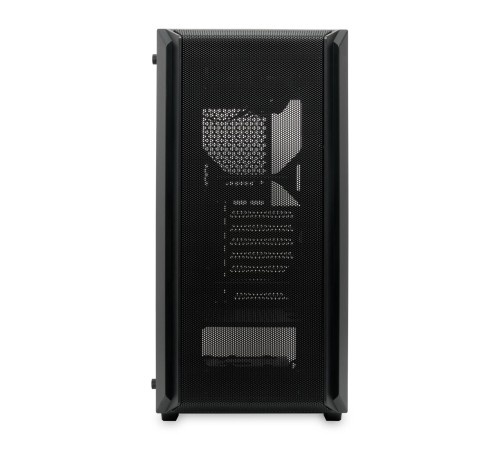 Корпус без блока питания/ Case HSPD M730, Mesh Mid Tower, Black, TG, 0.4 SPCC, no fans, E-ATX, ATX, mATX, mITX, 155/280/175-200mm, 2x2.5", 2x3.5", 7xPCI, 1xUSB-A 3.0, 2xUSB-A 1.0, 335x193x445mm