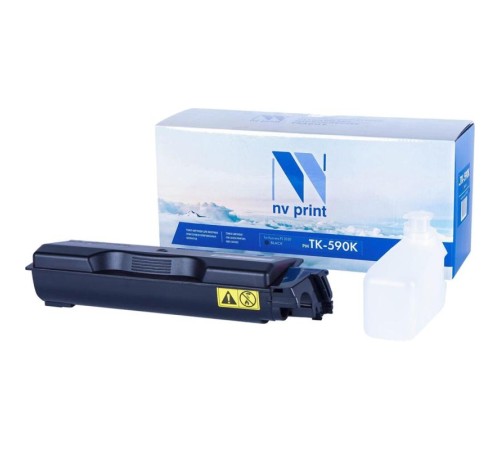 -/ Тонер-картридж NVP NV-TK-590 Black для Kyocera FS-C5250DN/ C2026MFP/ C2026MFP+/ C2126MFP/ C2126MFP+/ C2526MFP/ C2626MFP/ Ecosys P6026cdn (7000k)