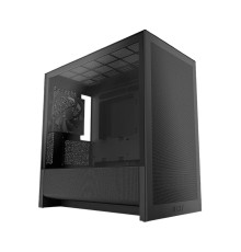 Корпус без блока питания/ Case NZXT H3 Flow (2025), Midi-Tower, TG, 1x120mm, 1xUSB-A 3.2 + 1xUSB-C 3.2, mATX, mITX Black