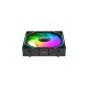 Вентилятор для корпуса Ocypus Gamma F12 UNI BK ARGB 3 IN 1, 3x120x120x25mm, 4-PIN PWM, 800-1800 RPM, 31 DBA MAX, HYDRO BEARING