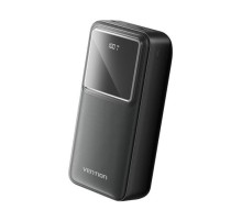 Power Bank Vention 30000mAh(Micro-USB/C-A/A)22.5W Черный с LED Дисплеем, шт.