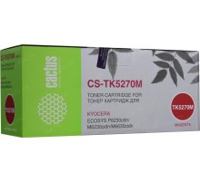 -/ Картридж лазерный Cactus CS-TK5270M TK-5270M пурпурный (6000стр.) для Kyocera Ecosys P6230cdn/M6230c