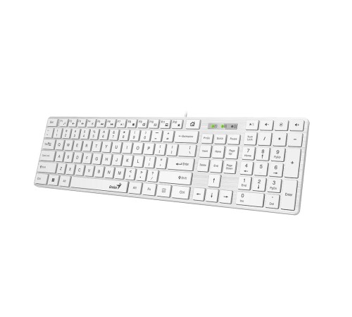 Клавиатура Genius SlimStar 126 WhiteUSB (Only Laser) Клавиатура Genius SlimStar 126 WhiteUSB (Only Laser)