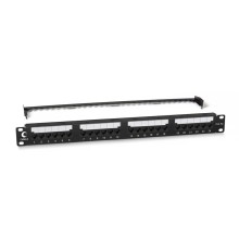 Патч-панель 19" (1U), 24 порта RJ-45, категория 5e, Dual IDC, с орган. Cabeus PL2-24-Cat.5e-Dual IDC Патч-панель 19" (1U), 24 порта RJ-45, категория 5e, Dual IDC, с задним кабельным организатором, new