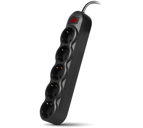 Фильтр SVEN SF-05L 3,0 м (5 розеток) черный Фильтр SVEN SF-05L 3,0 м (5 розеток) черный