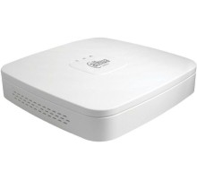 4-канальный HDCVI-видеорегистратор c SMD Формат видеосигнала: HDCVI AHD TVI IP CVBS; отображение: до 1080p; запись: до 1080N@25к/с; кодирование: AI-Coding H.265+ H.265 H.264+ H.264; IP-каналы: до 5 каналов до 6Мп; накопители: 1 SATA III до 6Тбайт