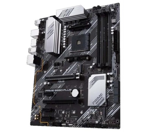 Материнская плата ASUS PRIME B550-PLUS, AM4, B550, 4*DDR4, 6*SATA, 2*M.2, 6*USB 3.2, 2*USB 2.0, 2*PCIx16, 3*PCIx1, DP+HDMI, ATX ; 90MB14U0-M0EAY0