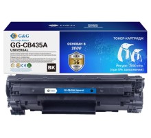 Картридж Cartridge G&G Universal для HP LJ P1005/P1006; Canon LBP-3010/3100, с чипом 1 500 стр. аналог CB435A  гарантия 36 мес.