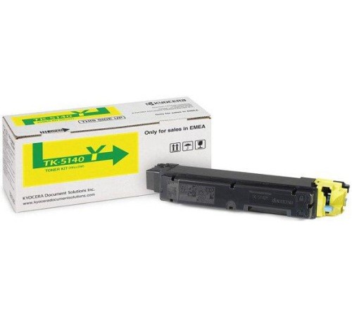 Kyocera Тонер-картридж TK-5140Y для P6130cdn/M6030cdn/M6530cdn жёлтый (5000 стр.) Kyocera Тонер-картридж TK-5140Y для P6130cdn/M6030cdn/M6530cdn жёлтый (5000 стр.)