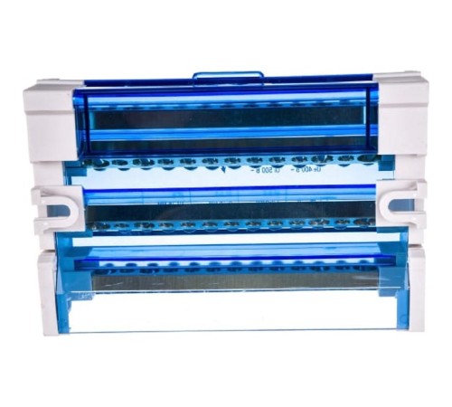 Шины на DIN-рейку в корпусе (кросс-модуль) ШНК 4х15 3L+PEN ИЭК