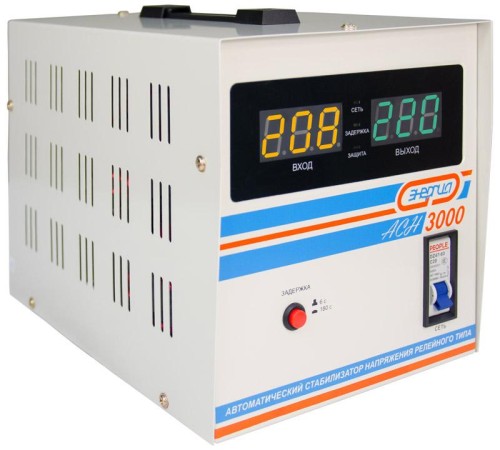 Стабилизатор АСН- 3000 ЭНЕРГИЯ с цифр. дисплеем/ Stabilizer ASN-3000 ENERGY with numbers. display Стабилизатор АСН- 3000 ЭНЕРГИЯ с цифр. дисплеем/ Stabilizer ASN-3000 ENERGY with numbers. display