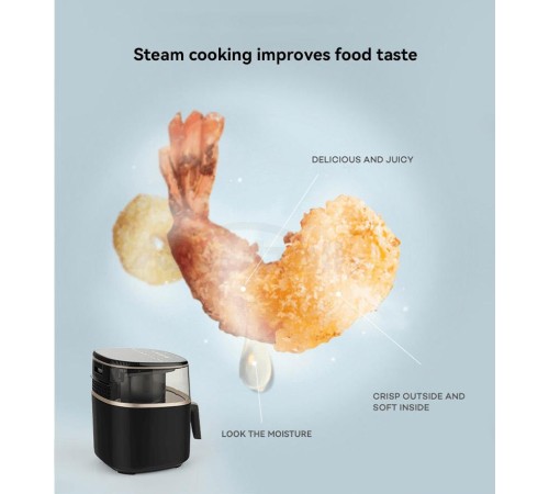 Аэрогриль LEACCO AF017 Air Fryer Black