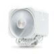 Кулер для процессора/ CPU Cooler HSPD A128 WHITE (280W, 4-pin PWM, 155mm, Al/Cu, 8x6mm, 1x130+1x120mm, 68CFM, 25dBA, 1650RPM, S: 1851/1700/1200/20XX/115X/13XX, AM5/AM4/AM3/AM2/AM3+/AM2+/FM2/FM1, white)