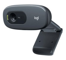 Веб-камера Logitech C270 (HD 720p/30fps, фокус постоянный, угол обзора 60°, кабель 1.5м) (арт. 960-000999, M/N: V-U0018)