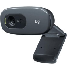 Веб-камера Logitech C270 (HD 720p/30fps, фокус постоянный, угол обзора 60°, кабель 1.5м) (арт. 960-000999, M/N: V-U0018)
