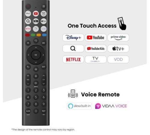 Телевизор ЖК 75'' Hisense/ 75", QLED, Ultra HD, 144 Hz(VRR), Smart TV (ОС VIDAA U8.5), Wi-Fi, DVB-T2/T/C/S2/S, FreeSync Premium, 2.0Ch 2х15W, CI+(1.4), 4хHDMI, 2хUSB, Alexa Built-in, VIDAA Voice, Dark Grey 2025 Телевизор ЖК 75'' Hisense/ 75", QLED, Ultra HD, 144 Hz(VRR), Smart TV (ОС VIDAA U8.5), Wi-Fi, DVB-T2/T/C/S2/S, FreeSync Premium, 2.0Ch 2х15W, CI+(1.4), 4хHDMI, 2хUSB, Alexa Built-in, VIDAA Voice, Dark Grey 2025