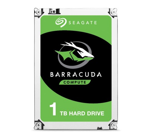 Жесткий диск Seagate BarraCuda ST1000DM010, 1TB, 3.5", 7200 RPM, SATA-III, 512e, 64MB