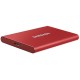 Твердотельный накопитель SSD Samsung T7 External 500Gb RED USB 3.2 (MU-PC500R/WW ) 1year