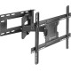 Кронштейн ONKRON/ 40-75" макс 400*600 наклон -5°/+15° поворот ±180° Макс нагрузка 68,2кг, от стены 110-711мм