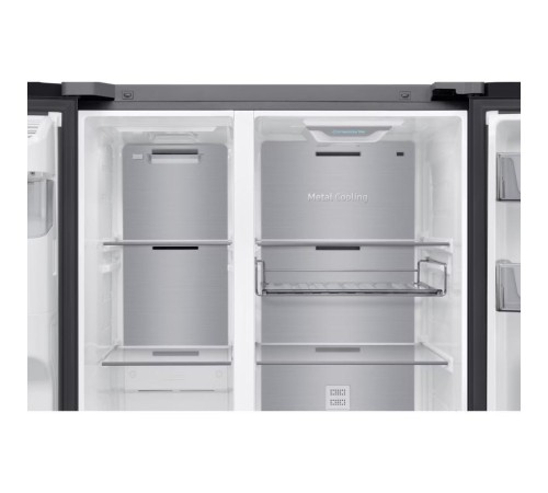 Холодильник Samsung/ Volume: 634l. HxWxD: 178 X 91 X 72 cm. Color: Black graphite. Total No Frost with multithreaded All-Around Cooling. Metal Cooling cooling in the refrigerator and freezer. Internal digital display. Automatic door opening. LED lighting Холодильник Samsung/ Volume: 634l. HxWxD: 178 X 91 X 72 cm. Color: Black graphite. Total No Frost with multithreaded All-Around Cooling. Metal Cooling cooling in the refrigerator and freezer. Internal digital display. Automatic door opening. LED lighting
