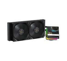 Система водяного охлаждения Ocypus Sigma L24 PRO BK, 240mm, LCD Pump, 2x120mm FDB fans, LGA115X/1200/1700/18XX, AM4/AM5