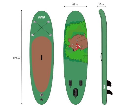 САП доска Hiper SUPB-0147 (320)/ Supboard Hiper SUPB-0147 САП доска Hiper SUPB-0147 (320)/ Supboard Hiper SUPB-0147