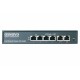 PoE Коммутатор OSNOVO SW-20600/A(80W) Passive PoE коммутатор Fast Ethernet на 6 портов. Порты: 4 х FE (10/100 Base-T, 52V 4,5(+) 7,8(–)) совместимы с PoE (IEEE 802.3af/at), 2 x FE (10/100 Base-T) Uplink. Совместим с