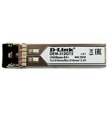 Модуль D-Link SFP-трансивер, 1000Base-SX+ (Duplex LC), 1310 нм, для многомодового кабеля, до 2 км