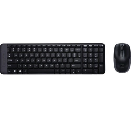 Комплект (клавиатура + мышь)/ Keyboard+mouse Logitech Wireless Desktop MK220 (USB, FM, keyboard:2xAAA, mouse:optical, 1000dpi, 3btn+Roll, 1xAA) Retail Комплект (клавиатура + мышь)/ Keyboard+mouse Logitech Wireless Desktop MK220 (USB, FM, keyboard:2xAAA, mouse:optical, 1000dpi, 3btn+Roll, 1xAA) Retail