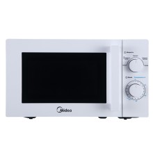 Отдельностоящая микроволновая печь Midea/ Отдельностоящая микроволновая печь Midea, объем 20 л, механическое управление, таймер, 5 уровней мощности, подсветка, размораживание, поворотный стол, цвет белый