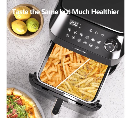 Аэрогриль LEACCO AF060 Air Fryer Black