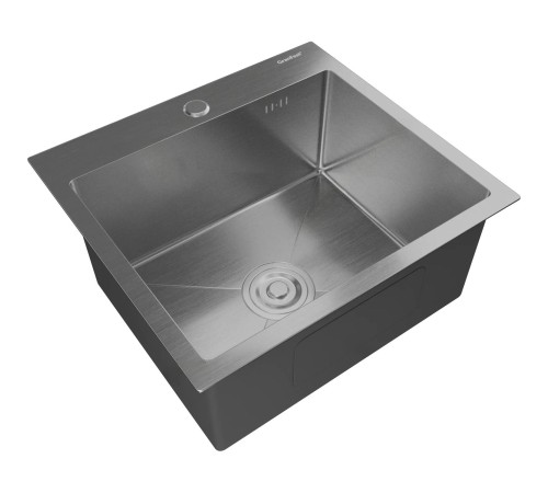 Кухонная мойка GRANFEST 4844 inox 1 чаша 435*340*205, монтаж: врезной, материал: нержавеющая сталь, цвет: нержавеющая сталь