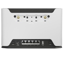 Точка доступа MikroTik Chateau LTE12 kit with 716MHz four core CPU, 256MB RAM, 5 x Gigabit LAN, two wireless interfaces (built-in 2.4Ghz 802.11b/g/n two chain wireless with integrated antennas, built-in 5Ghz 802.11