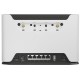 Точка доступа MikroTik Chateau LTE12 kit with 716MHz four core CPU, 256MB RAM, 5 x Gigabit LAN, two wireless interfaces (built-in 2.4Ghz 802.11b/g/n two chain wireless with integrated antennas, built-in 5Ghz 802.11