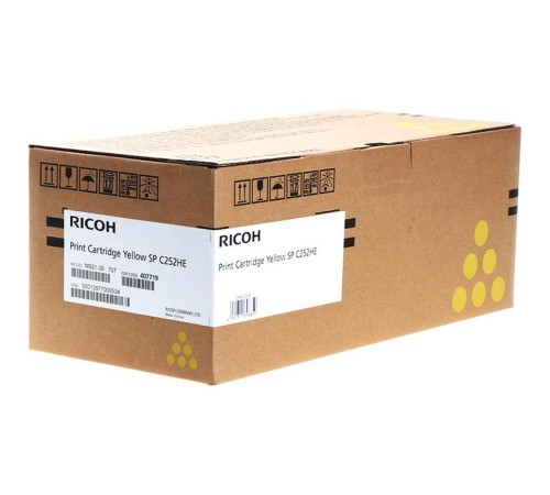 Принт-картридж высокой емкости, желтый, тип SPC252HE Print Cartridge Yellow SP C252HE