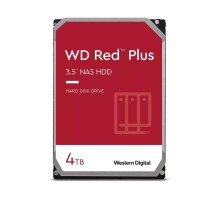 Жесткий диск/ HDD WD SATA3 4Tb NAS Red Plus 5400 128Mb 1 year warranty