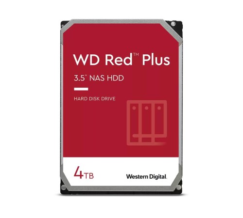 Жесткий диск/ HDD WD SATA3 4Tb NAS Red Plus 5400 128Mb 1 year warranty Жесткий диск/ HDD WD SATA3 4Tb NAS Red Plus 5400 128Mb 1 year warranty