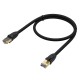GCR Патч-корд PROF прямой 1.0m, FTP медь кат.6, позолоч. контакты и коннектор, 25 AWG, Deluxe ethernet high speed 10 Гбит/с, RJ45, T568B