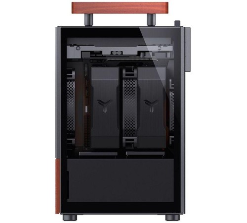 Корпус без блока питания/ Case JONSBO T6, Mini-Tower, 1x140mm, 1xUSB-A 3.0 + 1xUSB-C 3.2, mITX, wood panel + wooden handle Black Корпус без блока питания/ Case JONSBO T6, Mini-Tower, 1x140mm, 1xUSB-A 3.0 + 1xUSB-C 3.2, mITX, wood panel + wooden handle Black