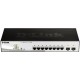 Коммутатор/ DGS-1210-10P/FL Managed L2 Switch 8x1000Base-T PoE, 2x1000Base-X SFP, PoE Budget 65W, Surge 6KV, CLI
