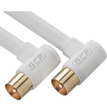 GCR Кабель 1.0m антенный (коаксиальный) TV M угловой / TV M угловой, GCR-52330