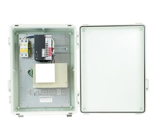 Уличный коммутатор OSNOVO SW-80802-WL(port 90W) Уличный управляемый (L2+) PoE коммутатор на 10 портов. Порты: 8 x GE (10/100/1000Base-T) с PoE (до 90W) + 2 x GE SFP (1000Base-X). Соответствует стандартам PoE IEEE 802.3a Уличный коммутатор OSNOVO SW-80802-WL(port 90W) Уличный управляемый (L2+) PoE коммутатор на 10 портов. Порты: 8 x GE (10/100/1000Base-T) с PoE (до 90W) + 2 x GE SFP (1000Base-X). Соответствует стандартам PoE IEEE 802.3a