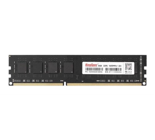 Оперативная память KingSpec DDR3 DIMM 8GB 1600MHz CL11 1x8GB 1.35V 240-pin